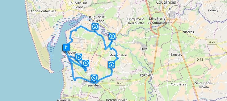 Cycling Near Coutances