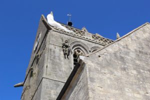 Sainte-Mère-Église church in Normandy