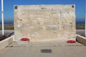 British memorial on Sword Beach