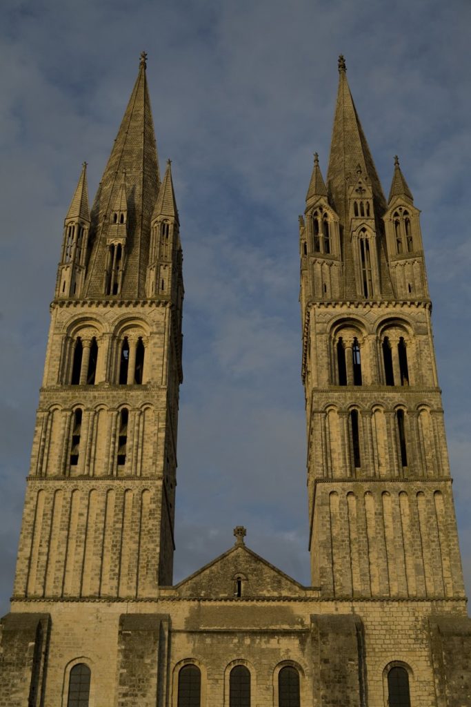 Caen abbey West facade