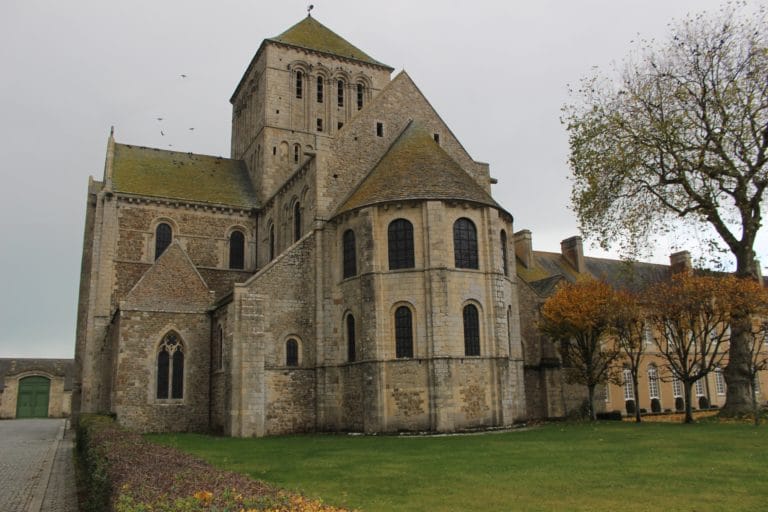 Lessay Abbey in Normandy