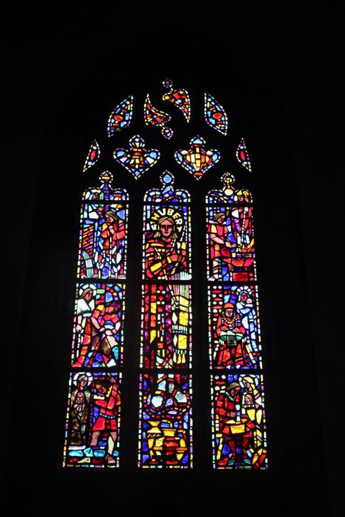 Villedieu stained glass window