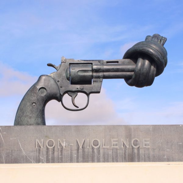 The Knotted Gun Sculpture