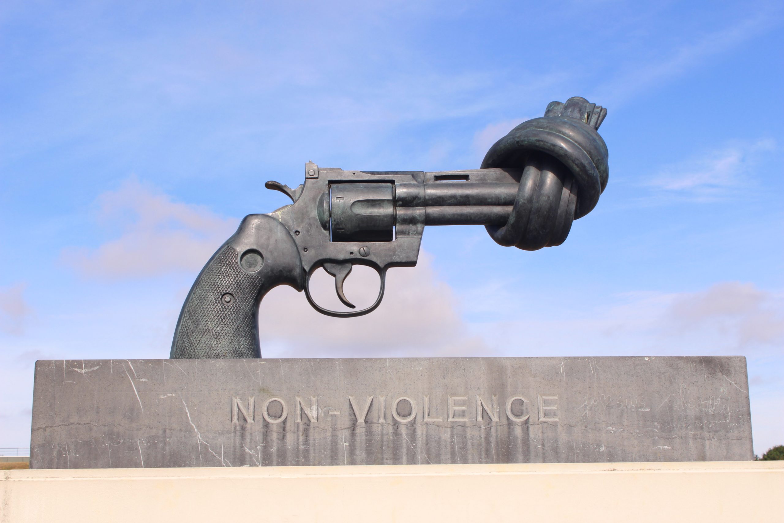 Non-violence sculpture